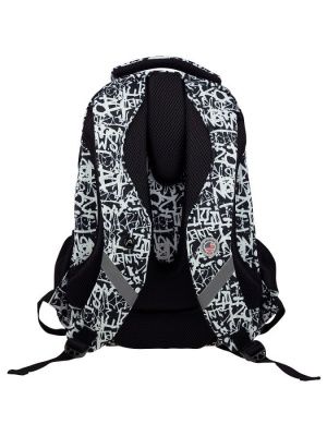 502020024 рюкзак HEAD, модель Grafitti, размеры 45х31х19см, цвет: черный/белый