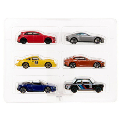 Набор из 6 игрушечных машинок Hot Wheels коллекция Европейские автомобили