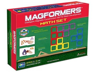 Магнитный конструктор MAGFORMERS 711002 Увлекательная Математика (учебное пособие в комплекте)