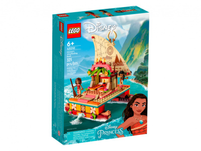 43210 Конструктор детский LEGO Princess Лодка-путешественник Моаны, 321 деталей, возраст 6+
