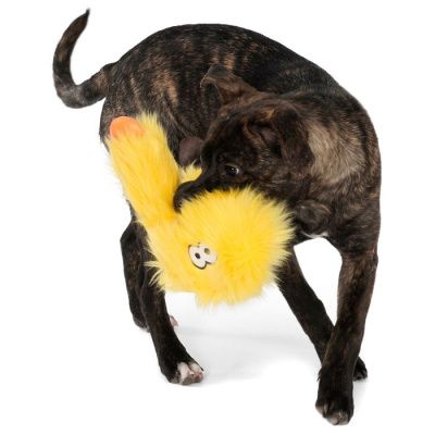 West Paw Zogoflex Rowdies игрушка плюшевая для собак Wilson 25 см желтая