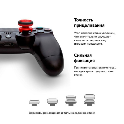 Аксессуар: Накладки на стики для контроллера PS4/PS5 "Diablo.Buka."