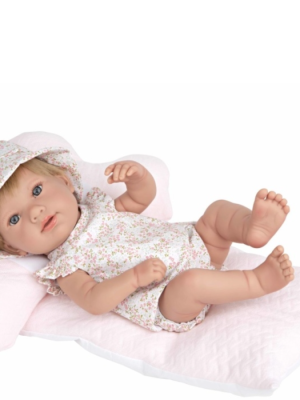 Кукла Arias Elegance salma 42 см в розовой одежде, с соской и матрасом-подушкой