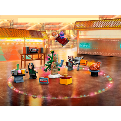 76231 Конструктор детский LEGO Marvel Адвент календарь Стражей Галактики, 268 деталей, возраст 6+