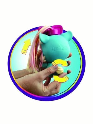 1TOY ХомаStars игровой набор Стильные питомцы хомячок Патти с "растущими" волосами 