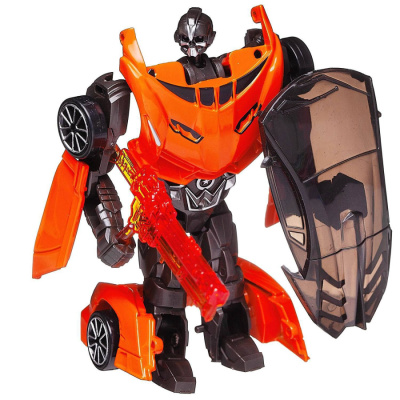 Робот-трансформер "Авторобот" 1:43, оранжевый, в коробке