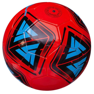 Мяч футбольный 23 см, красный
