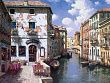 Картина по номерам на холсте 40*50 см Венецианские дома