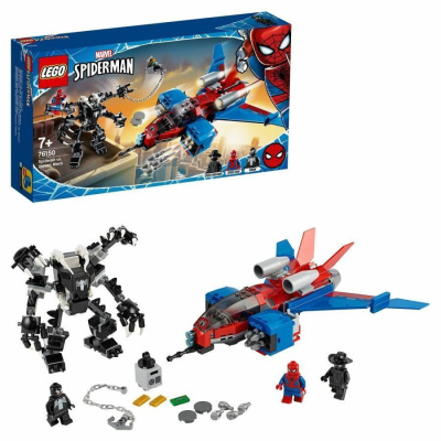 Конструктор LEGO SUPER HEROES Реактивный самолёт Человека-Паука против Робота Венома