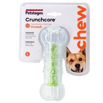 Petstages игрушка для собак "Хрустящая косточка" резиновая 15 см большая