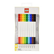 51482 Набор гелевых ручек LEGO (9 шт.,цвет:красный,оранжевый,желтый,салатовый,зеленый,голубой,синий,