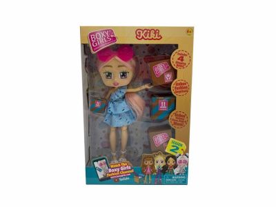 1toy Кукла Boxy Girls Kiki 20 см. с аксессуарами в 4х коробочках
