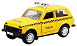 Play Smart Такси, инерционная металлическая машинка, 12х5,7х6,8 см