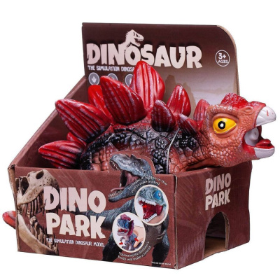 Фигурка Динозаврик Стегозаврик, со звуковыми эффектами, в коробке