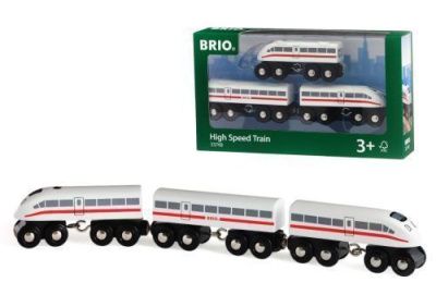 BRIO Пассажирский поезд-экспресс со звуком, 3 вагона