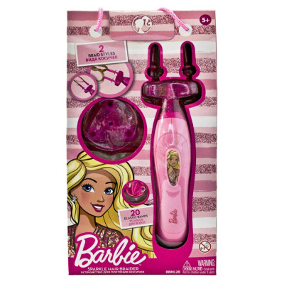 BBHL2B Устройство для плетения косичек "Barbie Sparkle Hair Braider", электрическое 1.5V, питание 2х