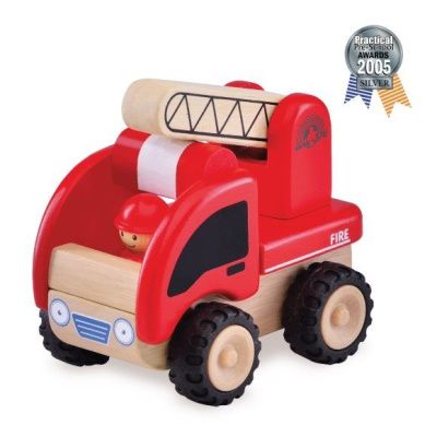 WW-4003 Деревянная игрушка "Пожарная машина, Miniworld"