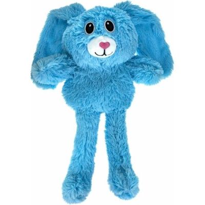 1TOY Мягкая игрушка заяц Потягун 80см, голубой
