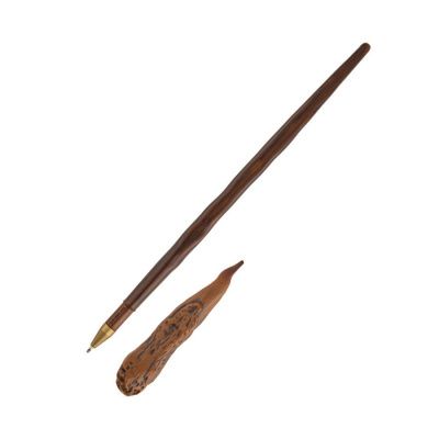Ручка Гарри Поттер в виде палочки Рона Уизли (с подставкой и закладкой)