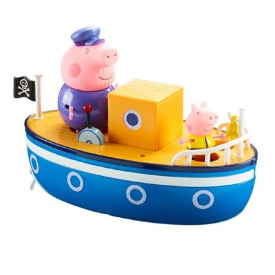 Свинка Пеппа. Игровой набор для ванны "Корабль дедушки Пеппы". TM Peppa Pig
