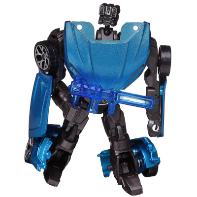 Робот-трансформер "Авторобот" 1:43, голубой, в коробке