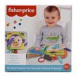 F0827 Книжка-игрушка интерактивная тактильная Fisher-Price (с шуршалками и игрушками на веревочках в
