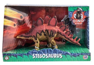Фигурка динозавра DINO WORLD "Стегозавр" 16 см