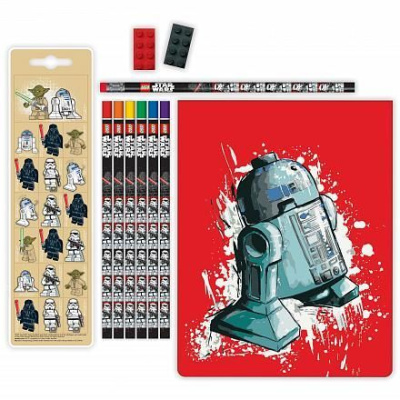 52232 Канцелярский набор для рисования (11 шт. в комплекте) LEGO Star Wars (Звёздные Войны)