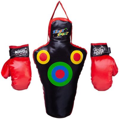 Боксерский набор: груша с мишенями, перчатки, 56х12х27см