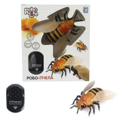 1TOY Игрушка Робо-пчела на ИК управлении, световые эффекты