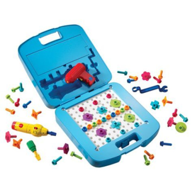 EI-4115 Развивающая игрушка "Закручивай и учись. Большой чемоданчик"  (125 элементов)