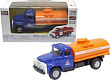 Play Smart 1:52 инерционный металлический грузовик (огнеопасно)-красный 16x6x7,65см