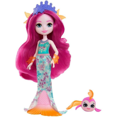 Кукла Mattel Enchantimals Маура Русалка с питомцем Глайд