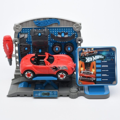 HWCR1 Игровой набор - Автомастерская Hot Wheels, для детей от 3 лет 