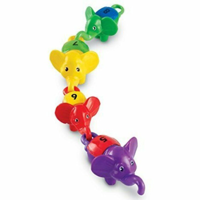 LER6703 Развивающая игрушка «Разноцветные слоны» (серия Snap-N-Learn, 10 элементов)