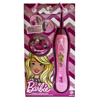 BBHL1B Устройство для вплетения бусин в косички "Barbie Sparkle Hair Beader" механическое, без батар