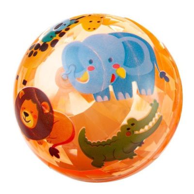 Мячик-попрыгунчик "Любимые животные" 10 см, световые эффекты, 3 вида
