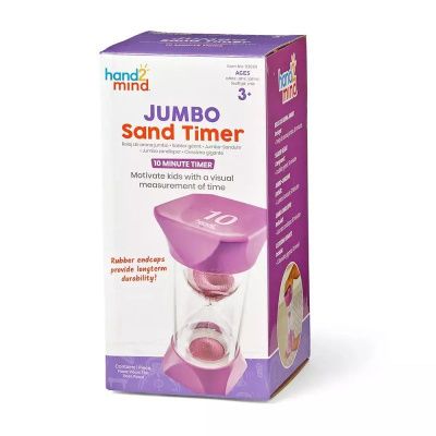 93069 Развивающая игрушка "Песочные часы. 10 минут" (Гигантский таймер, фиолетовый)