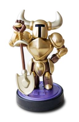 Аксессуар: Amiibo Shovel Knight Treasure Trove: Gold (коллекция Shovel Knight.) фигурка.