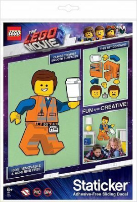 52370 Набор статических наклеек – «Статикер» (Staticker), многоразового использования LEGO Movie 2 -