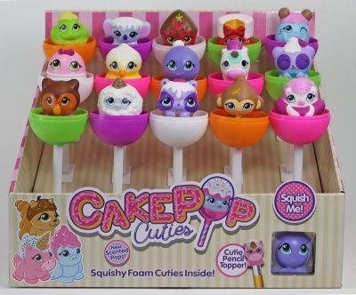 Игрушка в индивидуальной капсуле Cake Pop Cuties, 2серия, 15 шт. в дисплее, 16 видов в ассортименте,