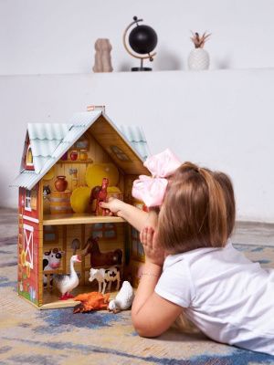 Домик кукольный быстрой сборки DREAM HOUSE "Ферма"