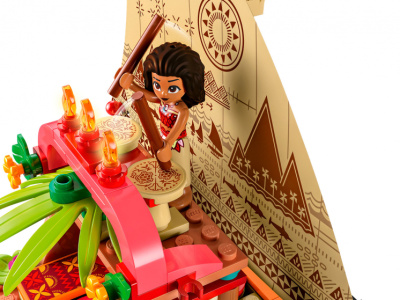 43210 Конструктор детский LEGO Princess Лодка-путешественник Моаны, 321 деталей, возраст 6+