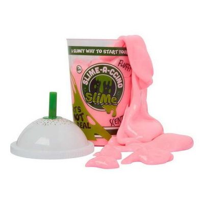Слайм (жвачка для рук) "Slime-a-ccino" Молочный коктейль, цвет розовый