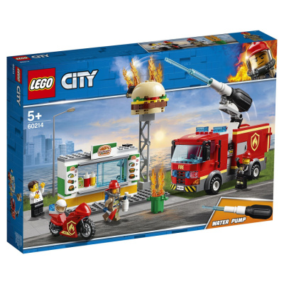 Конструктор LEGO CITY Fire Пожар в бургер-кафе