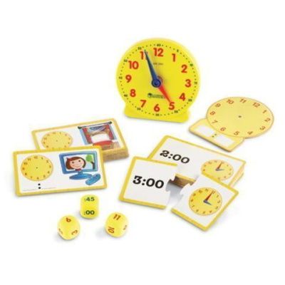 LER3220 Развивающая игрушка "Учимся определять время"  (41 элемент)