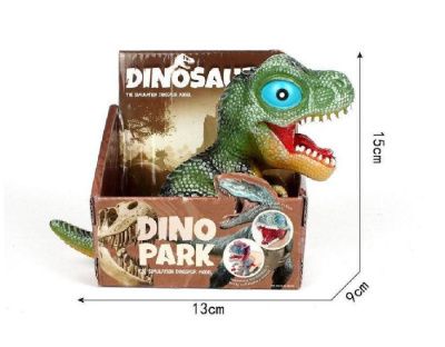 Фигурка Динозаврик Тираннозаврик со звуковыми эффектами, в коробке