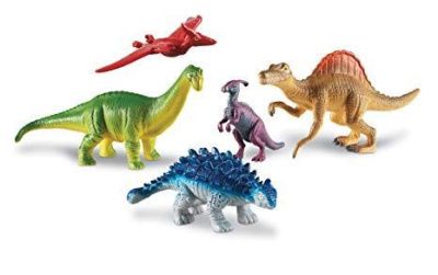 LER0837 "Развивающая игрушка Эра динозавров. Часть 1"  (5 элементов)