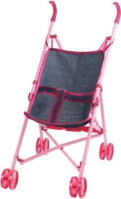 1toy коляска-трость для куклы "Красотка-Джинс"