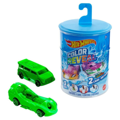 HBN63 Набор из 2 игрушечных машинок Hot Wheels меняющих цвет, масштаб 1:64 (в ассортименте 6 видов)